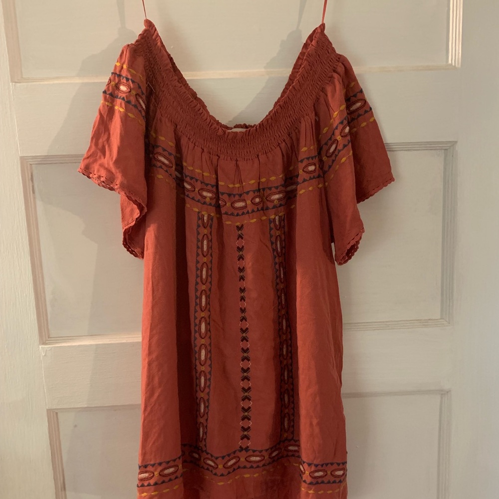 Off the shoulder peasant top